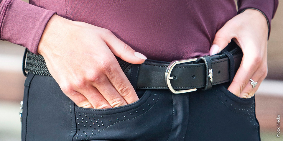 SPORTY LOGO BELT - Flechtgürtel
