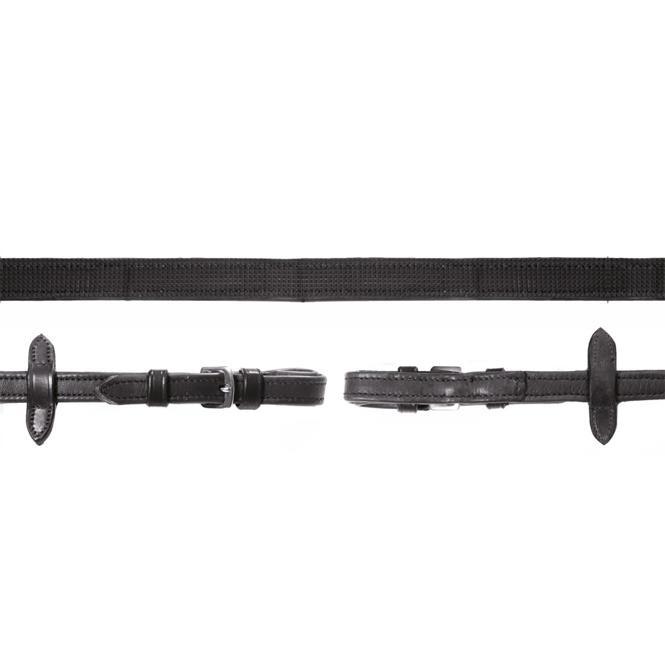 DURASOFT GRIP REINS - mit Schnalle, nylonverstärkt