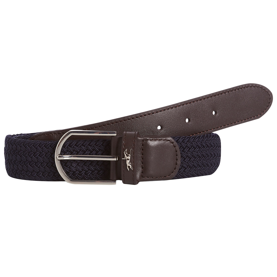 SPORTY LOGO BELT - Flechtgürtel